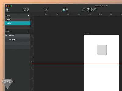 Sketch 3 Dark UI