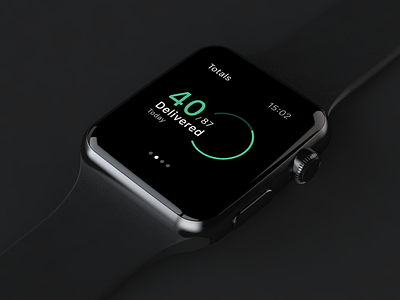 WatchOS app apple apple watch clean dark design layout modern ui ux watch watchos