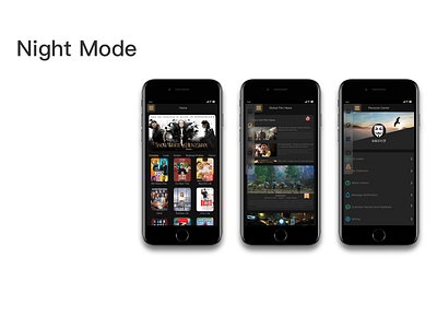 Late Night Mode Exercise design ui