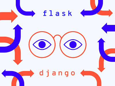 Custom Blog Covers for Tech Company boston design django flask illustration process tech technology vector