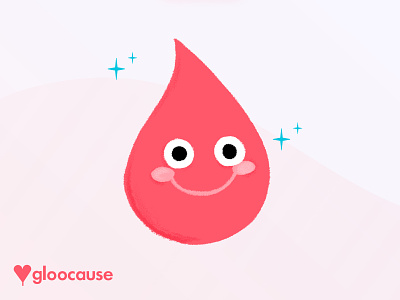 Gloo Character app branding child care children design diabetes health health app healthcare illustration logo positive tech