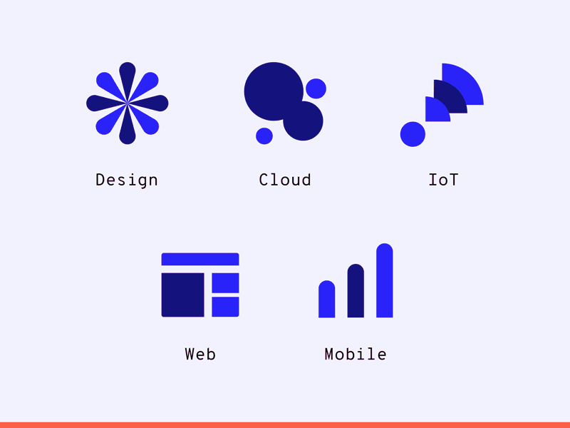 Service Icons - Polidea Rebranding