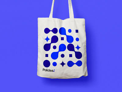Polidea Tote Bag branding design logo rebranding tote totebags vector