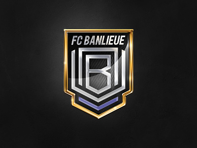 FC BANLIEUE Succes logo b logo b logo mark banlieue branding design fc logo soccer logo typography