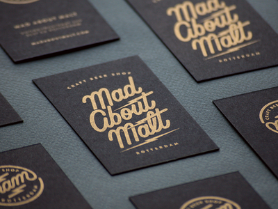 MAD ABOUT MALT Stationery craftbeer customlettering handlettering logodesign madaboutmalt script stationery