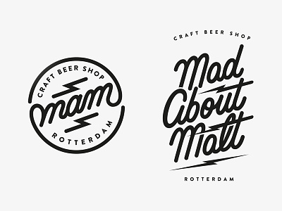 Mam Rtterdam logo's handlettering identity logodesign madaboutmalt