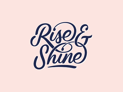 Rise & Shine for Quotecap® cap handlettering logo monogram riseshine snapcase