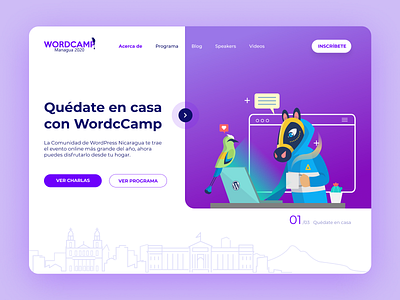 Illustration WordCamp Managua