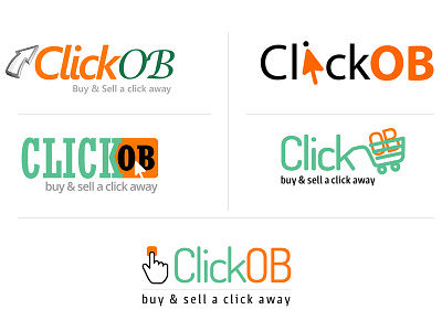 Click Ob design logo