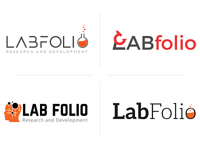 Lab Folio branding design logo website design