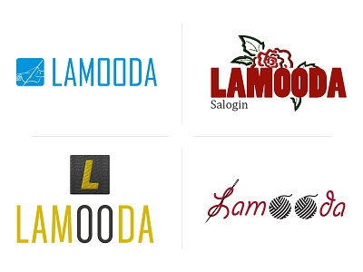 Lamoda design illustration logo typography vector website design