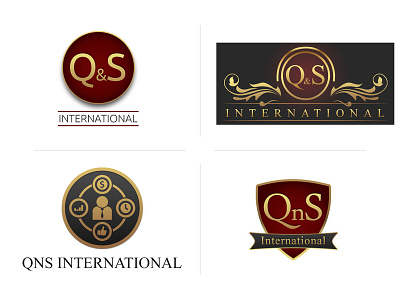 Qns Int design illustration logo typography ui vector website design