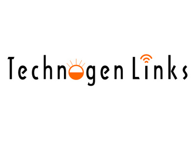 Technogenlinks branding design icon logo typography vector website design