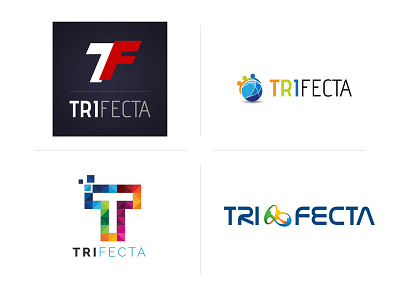 Trifecta branding design icon logo print ad typography ui ux vector