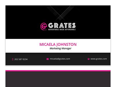 Grates branding business card design design logo typography ui ux