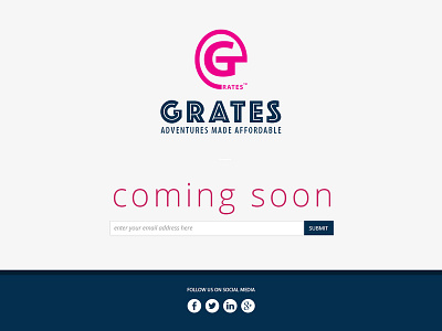 Grates Coming Soon Landing Page