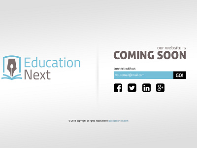 Comingsoon Page2 bootstrap branding design responsive typography ui ux web website design