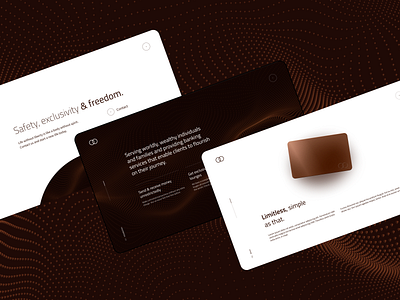 Redesign Private Bank with Iron Card - Overview 3d bank design exclusive hero landing private typography ui ux vip web design website