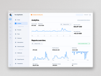 Refresh UI for the SubSocket Dashboard