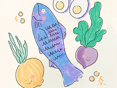 Fish design illustration illustrator vector
