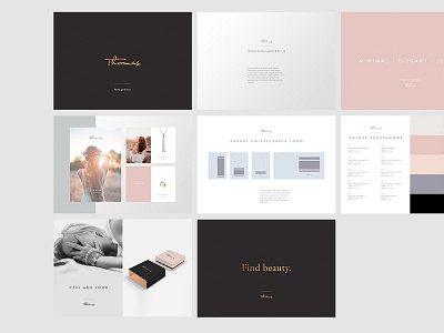 Thomas Brand Guidelines book brand guide guidelines identity jewelry logo poland style thomas