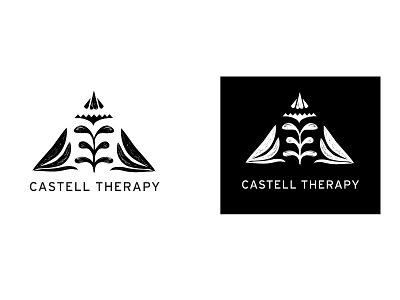 Castell Therapy Logo Treatment branding castell illustration logo therapy