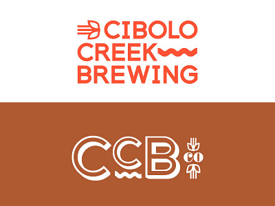 Cibolo Logotype + Mark beer brand brewery hops logo packaging