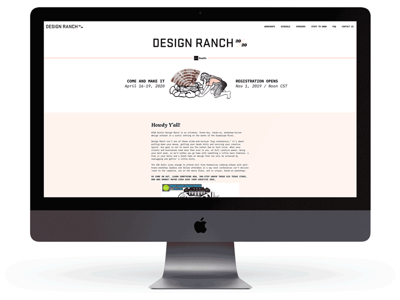 Design Ranch 2020 Website Design designranch designranch2020 identity illustration scrolling webdesign