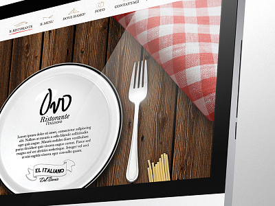 Italian restaurant website css html5 italia paralax responsive web web design website
