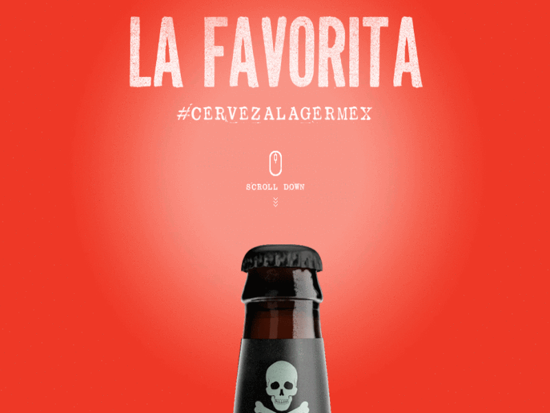 La favorita beer craftbeer creative web design drink fresh graphic design lager madrid mexican spain web