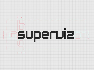 Superviz VR experience logo visual identity