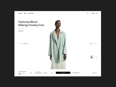 E-commerce explorations ecommerce pdp visual design