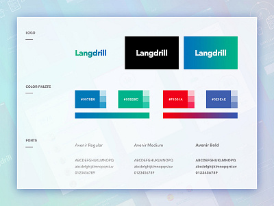 Language learning app design visual