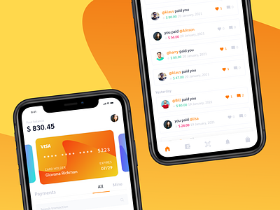 Payment app app creditcard design digital interface mobile money money app pay payment payment app transfer transfer app ui ux