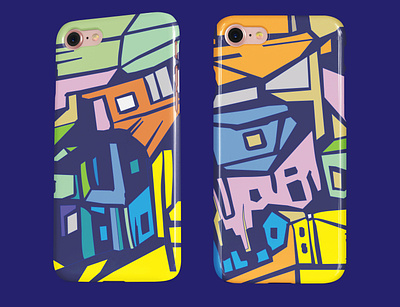 iphone case illustration mobile case painting phone case printing design