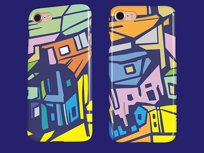 iphone case illustration mobile case painting phone case printing design