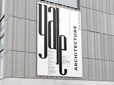Yale Archiceture, A4 poster