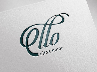 Logo ELLO'S HOME design logo
