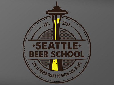 Seattle Beer School Logo branding logo vector