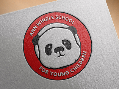 School Logo design educational illustrator logo panda panda bear redesign school school logo