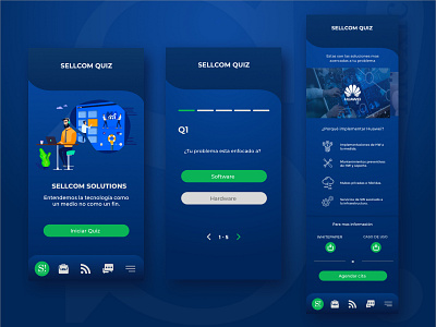 Sellcom quiz app ui branding design form design quiz ui ui design user experience user interface uxdesign uxui