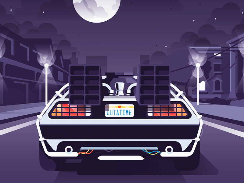 back to the future car game