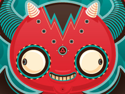 Little Devil character design illustration vector