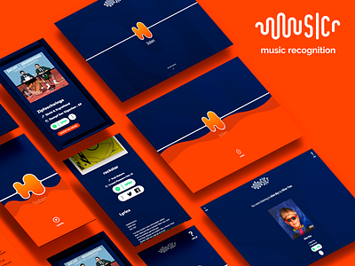 musicr – musicr recognition interface music music app shazam ui user experience user interface web animation webdesign