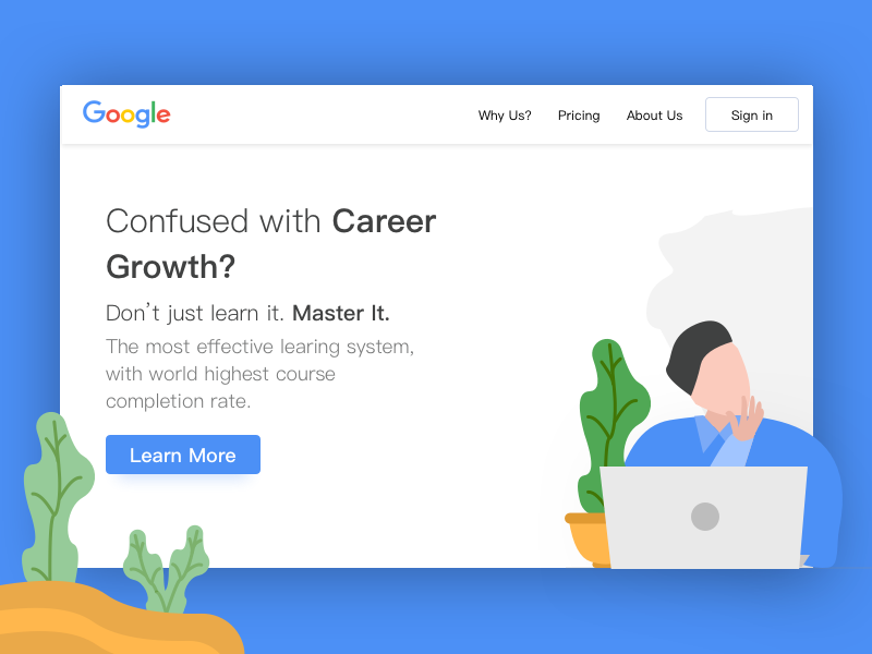 Google Learning by Ankit Gupta on Dribbble