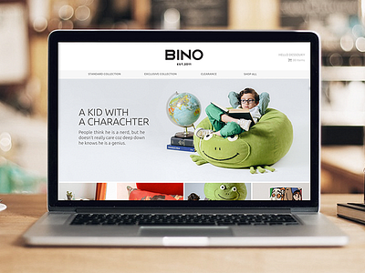 BINO Website bino brand branding cairo casual dubai egypt furniture identity logo manual project