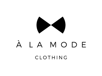 À La Mode Branding branding business card fashion identity la logo mode stationary à