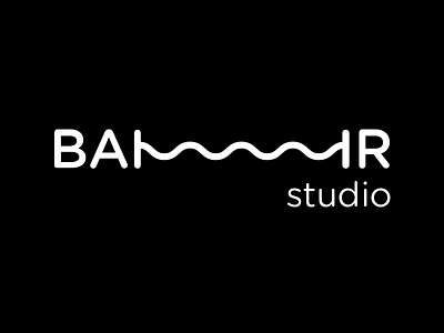 Bahr Studio (Logo-3) arabic bahr logo sea studio