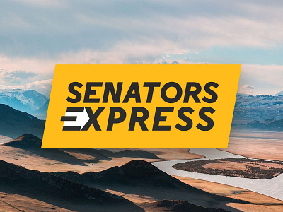 Senators Express branding design graphicdesign graphicdesigner identity logo logodesign