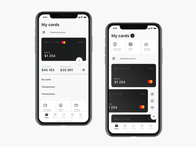Banking App app app design bank bank app bitcoin capital card master card pay payment ui ux vector